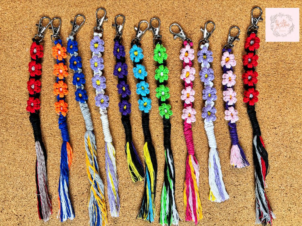 Flower Key Chain